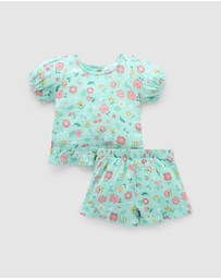 Purebaby - Floral Set -Kids-Babies
