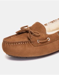 EVERAU - EverAU Ugg Pommie Cow Leather Upper Moccasins
