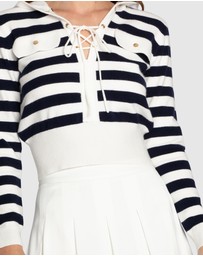 Belle & Bloom - Sail Away Striped Knit Top