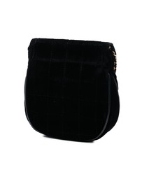 Pre-Loved by Azura Reborn - Pre-Loved Mini Chocolate Bar Velvet Flap Crossbody