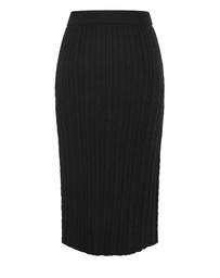City Chic - Kenia Cable Knit Skirt