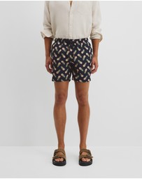 Country Road - Pineapple Print Swim Straight