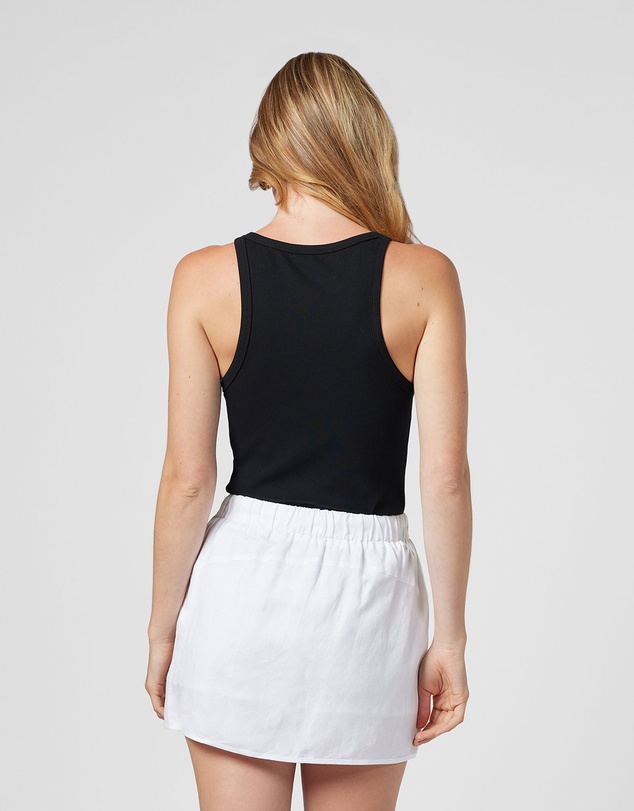 MVN - Rotate High Neck Rib Singlet