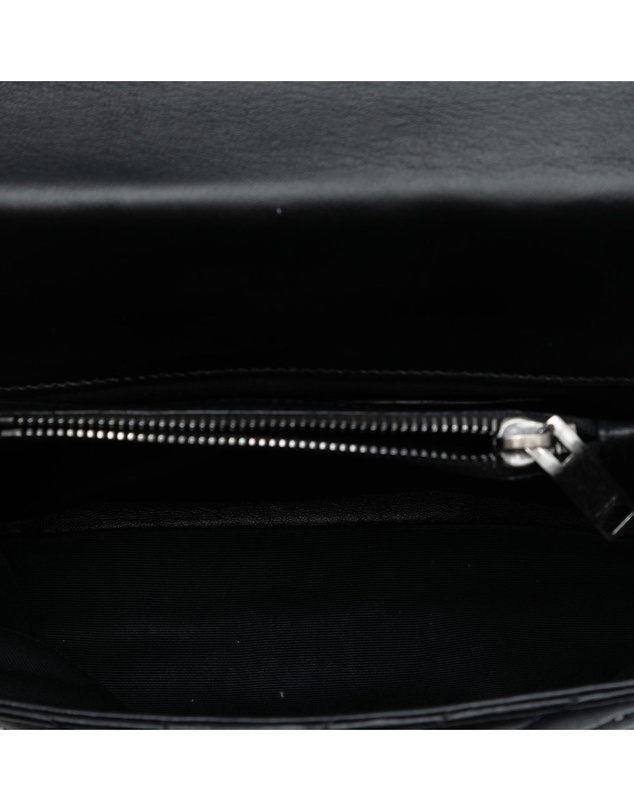 Pre-Loved by Azura Reborn - Pre-Loved Medium Quilted Chevron Studded Sheepskin College Satchel