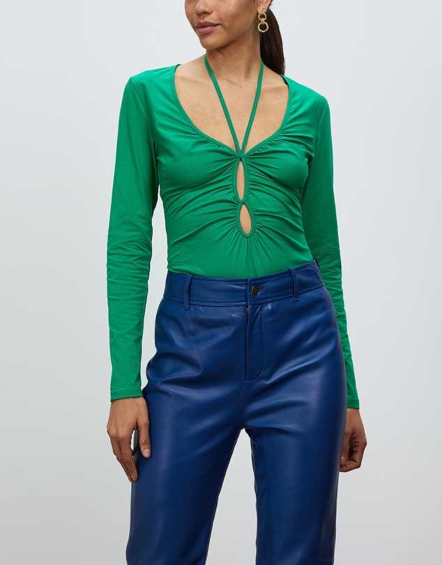 Sofia Irina - Key Hole Cut Out Bodysuit