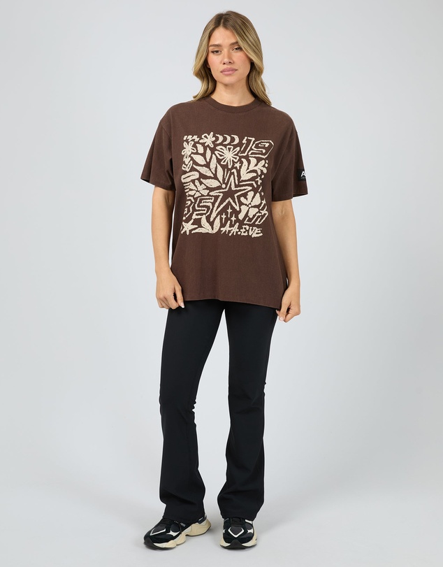 All About Eve - Centered Relaxed Tee Brown