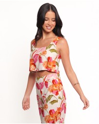Petal & Pup - Dahliae Top - Everlyn Print