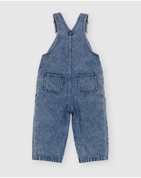 Goldie + Ace - Austin Colour Block Vintage Denim Overalls - Babies-Kids