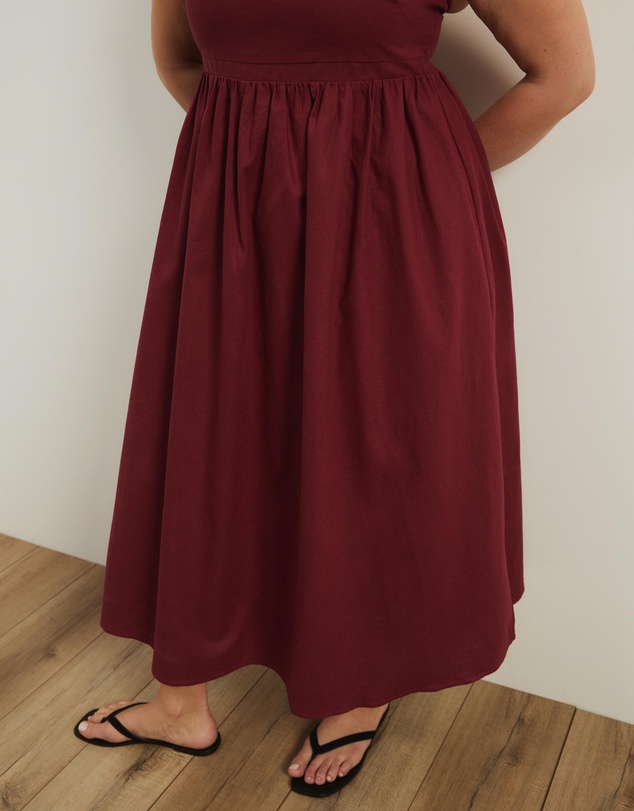 Atmos&Here Curvy - Fern Empire Line Midi Dress