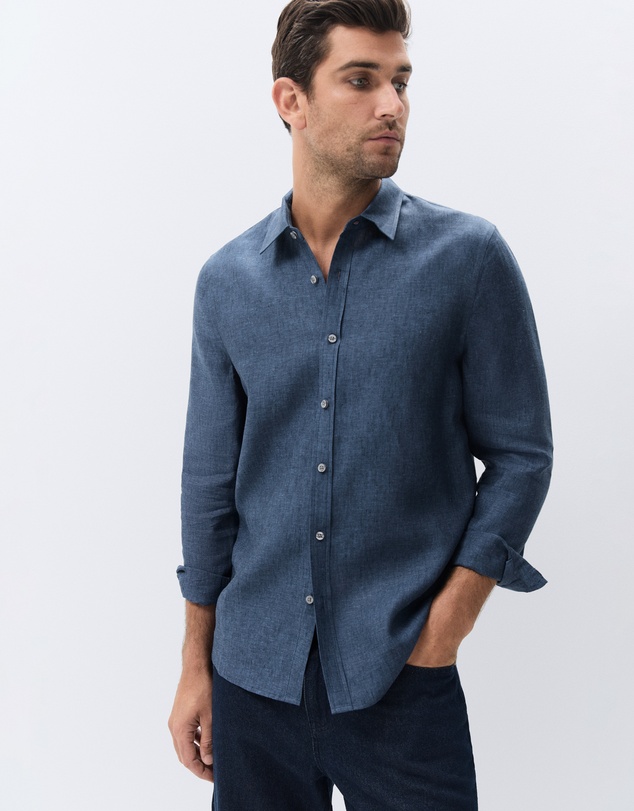 UNISON - Linen Regular Fit Shirt