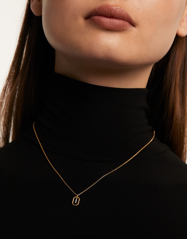 PDPAOLA - Mini Letter I Gold Necklace