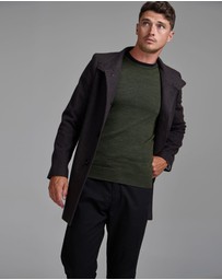 Oxford - Dunbar Herringbone Wool Coat