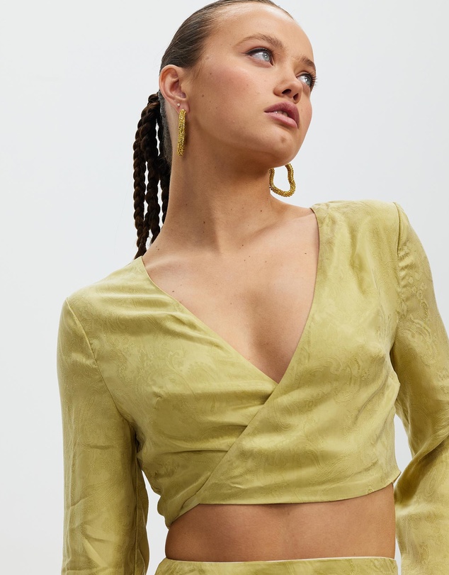 Third Form - Paisley Wrap Blouse