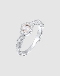 Haze & Glory - ICONIC EXCLUSIVE - Ring Topaz Swirly 925 Sterling Silver