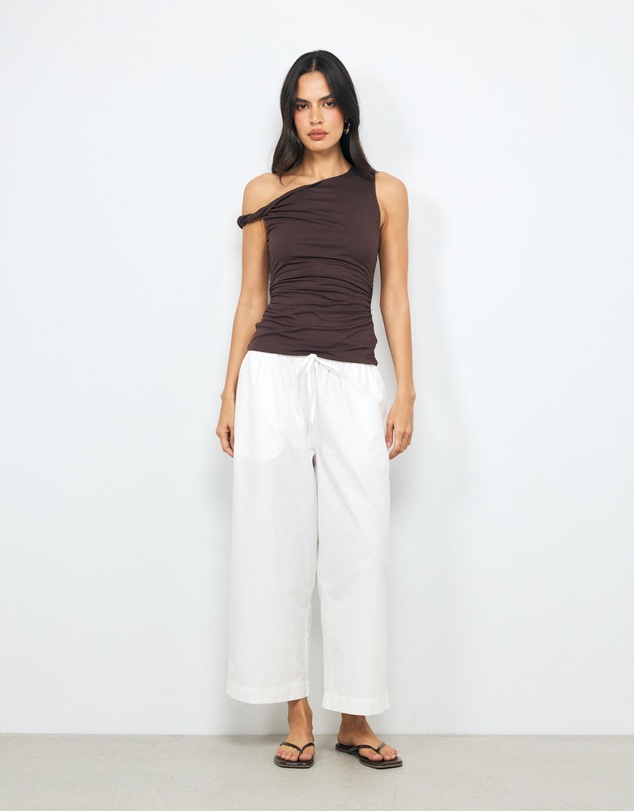 AERE - Helia Cotton Elasticated Waist Pants