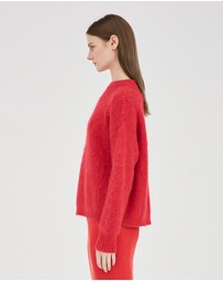 FRIEND of AUDREY - Fluffy Mohair Wool Jumper