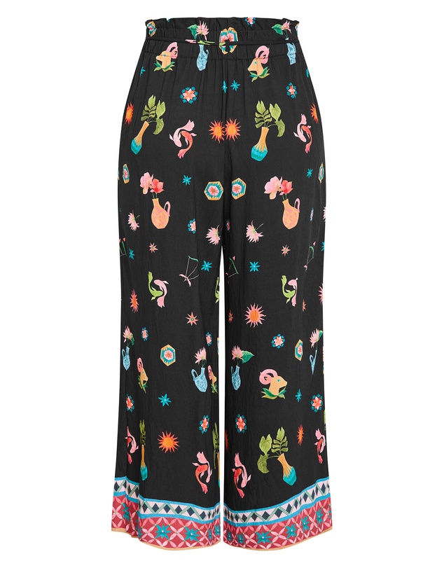 City Chic - Selena La Mont Print Pant