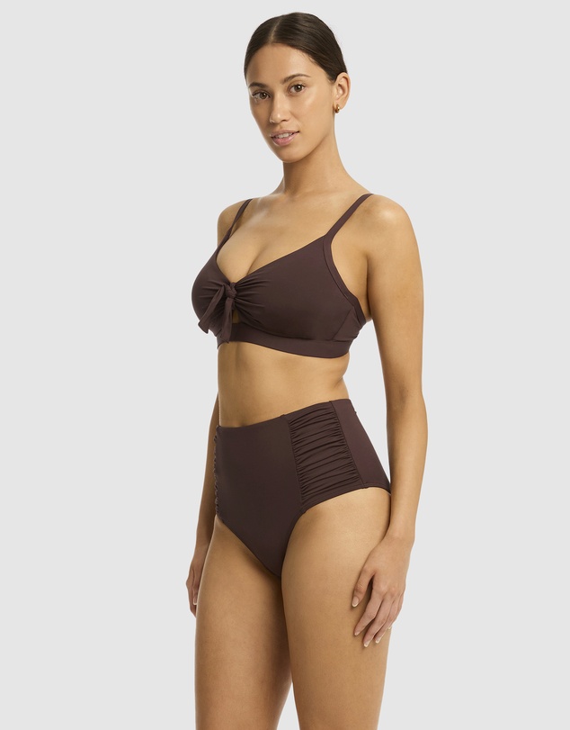 Sea Level Australia - Essentials Edit High Waist Gathered Side Pant