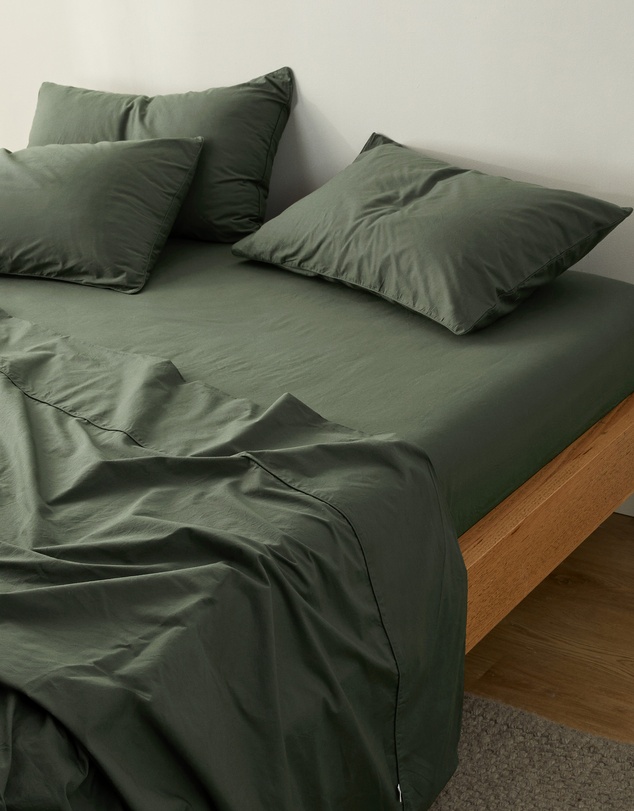 Sheet Society - Leo Washed Cotton Fitted Sheet Set