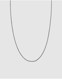Haze & Glory - ICONIC EXCLUSIVE - Necklace Basic Curb Chain in 925 Sterling Silver