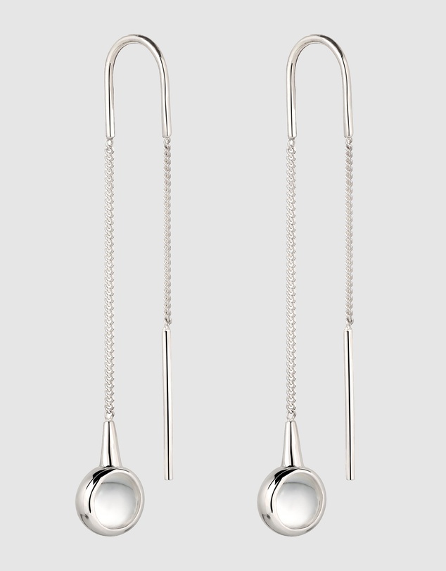 Elli Jewelry - Rock Crystal Teardrop Earrings in 925 Silver