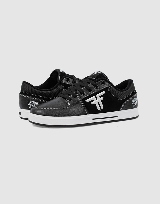 Fallen Footwear - Fallen Footwear Men Patriot 20 Year w/Pair Of Socks Shoes Black/White