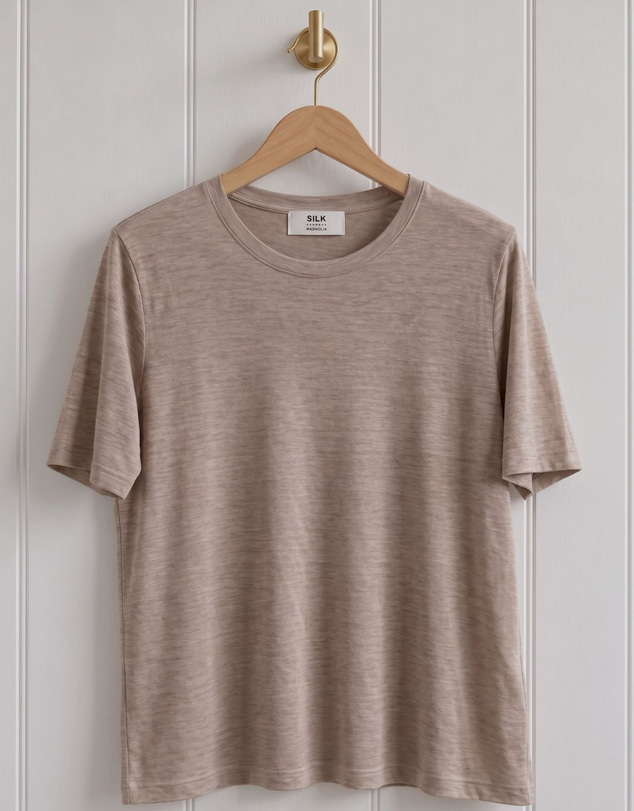 SILK MAGNOLIA - Merino Wool T-shirt