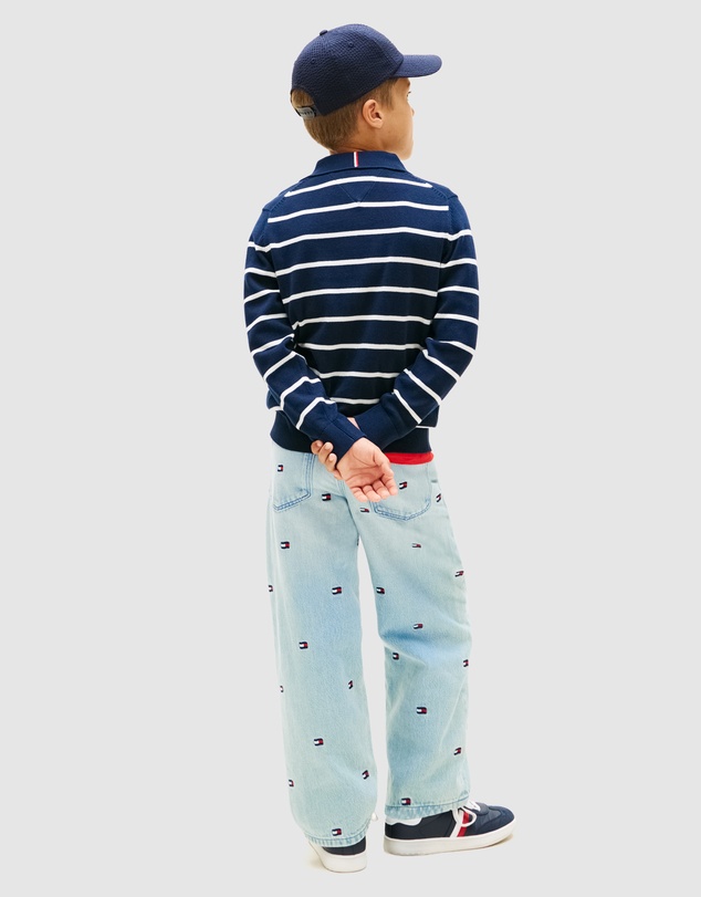 Tommy Hilfiger - Boys Essential Polo Collar Jumper - Teens