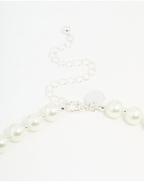 Lovisa - Silver Plated Pearl & Ball Necklace