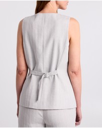 David Lawrence - Ondina Linen Blend Vest