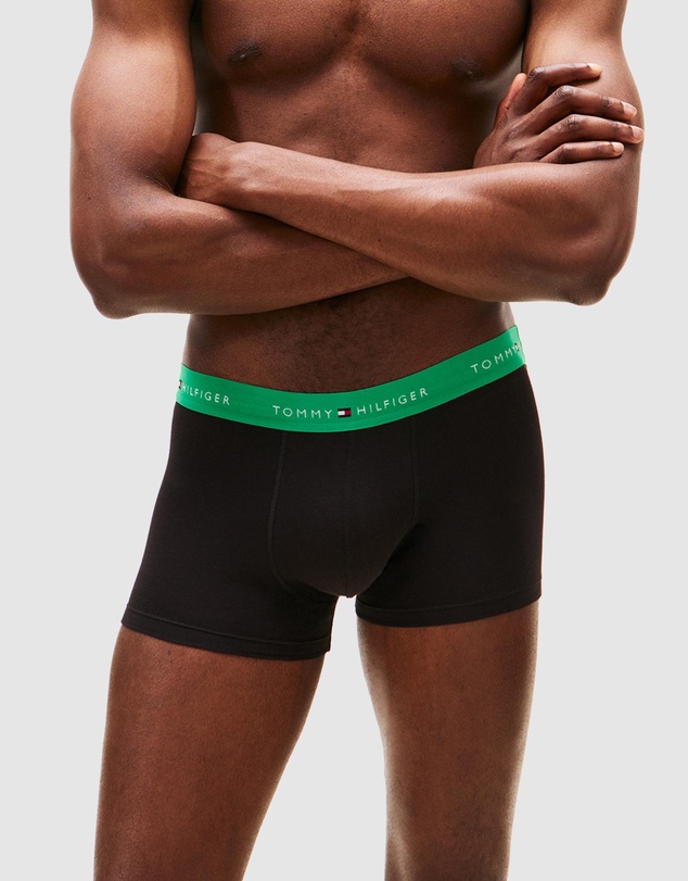 Tommy Hilfiger - 3-Pack Essential Logo Waistband Trunks