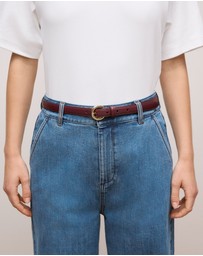 Trenery - Isera Belt in Red Mahogany