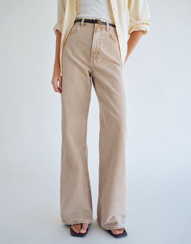 Reformation - Cary High Rise Slouchy Wide Leg Jeans