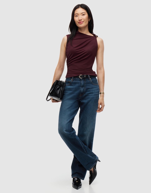 Tommy Hilfiger - Crepe Slim Twist Sleeveless Top