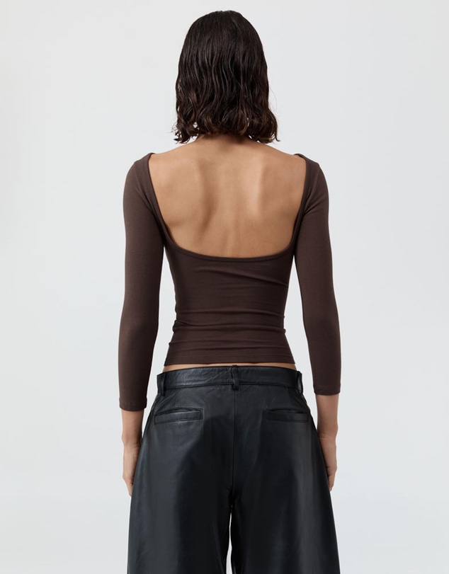 St. Agni - Soft Jersey Ballerina Top
