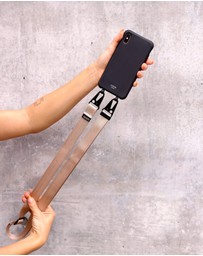 LOUVE COLLECTION - Le Café Noir Phone Case + Latte Love Lanyard