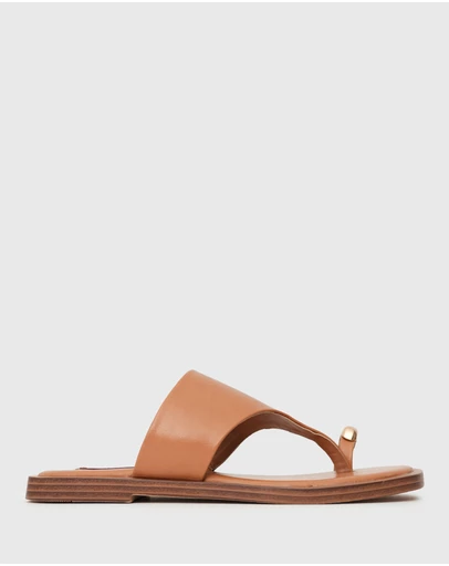 Betts - Dolphin Leather Thong Sandals