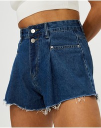 KAJA Clothing - Queenie High Waisted Ruffled Shorts