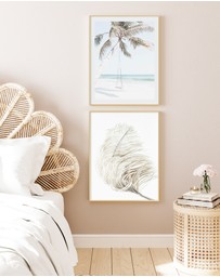 Olive et Oriel - Palmy Swing Art Print