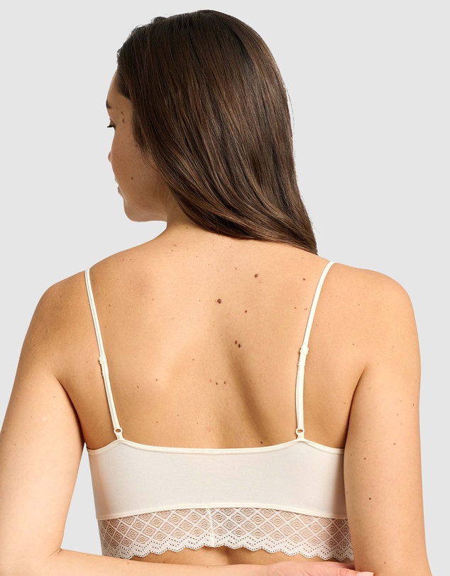 Billet Doux - Zen Dentelle Longline Wirefree Bralette with Lace