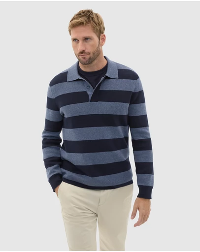 Seed Heritage - Rugby Polo Knit