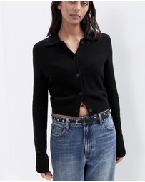 UNISON - Collared Button Through Knit