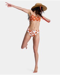 Roxy - Womens Hazy Days Mid Waist Classic Bikini Bottom