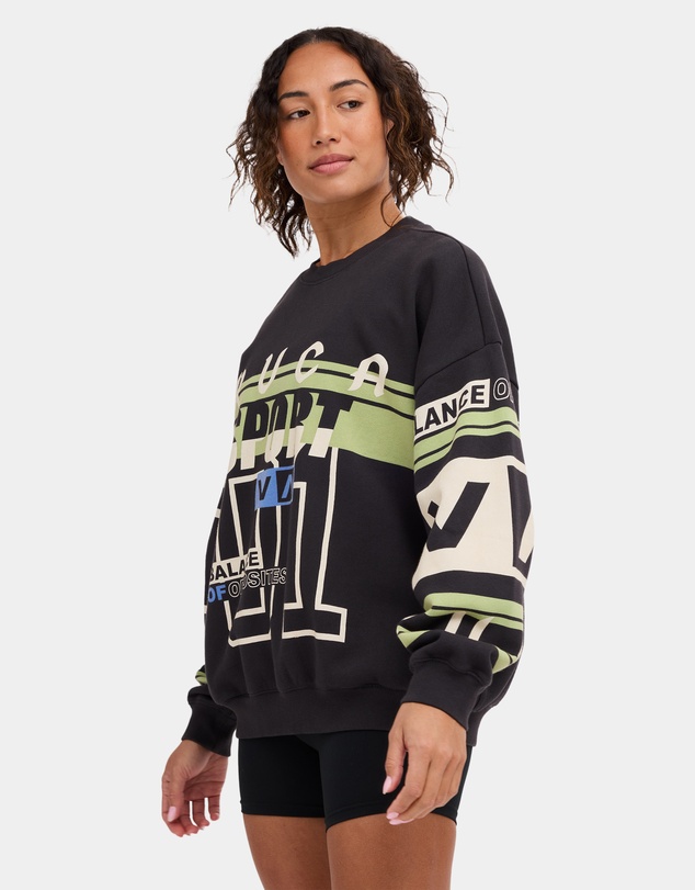 RVCA - Womens Sport Pullover Crew Neck