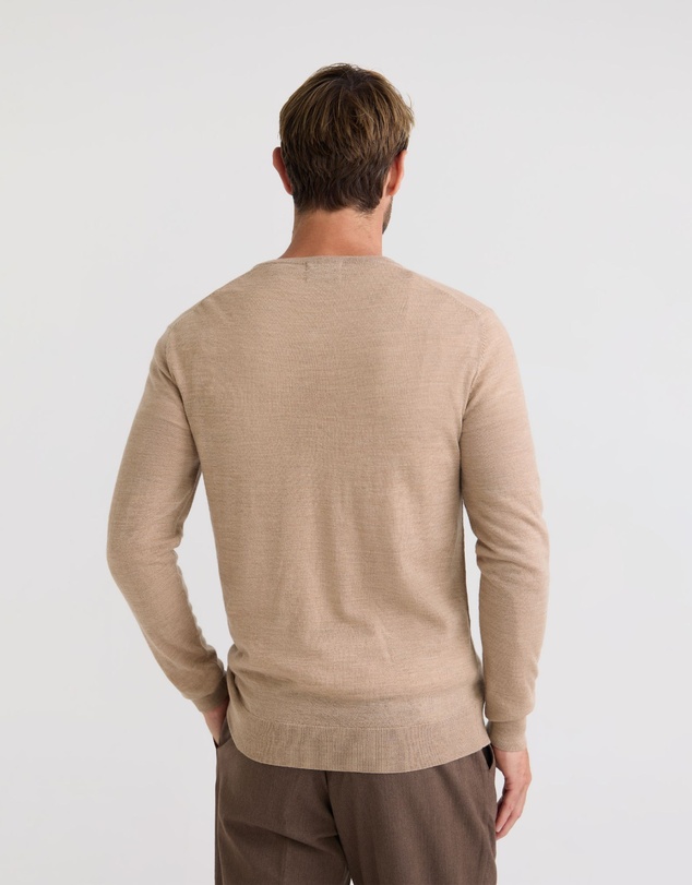 Oxford - Basic V-Neck Pure Wool Pullover