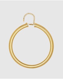 Nialaya Jewellery - Gold Stretch Choker