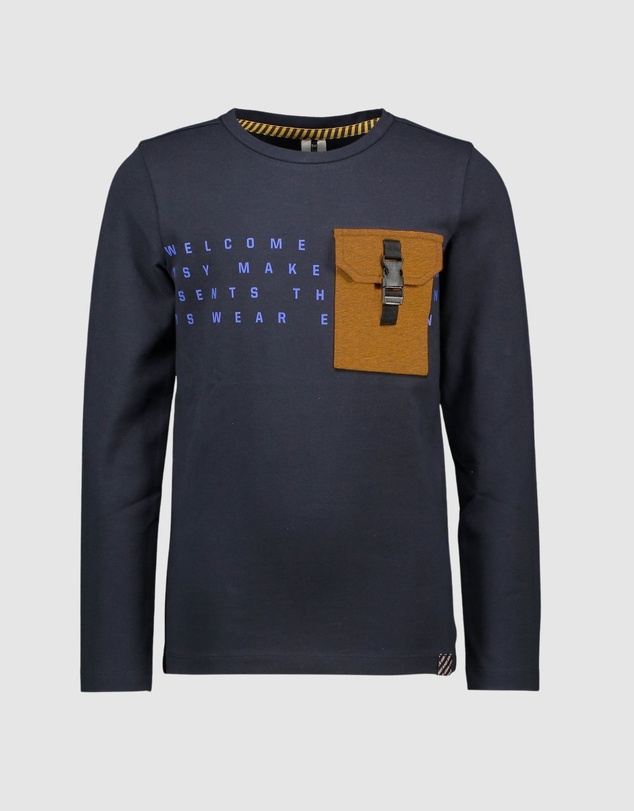 B.Nosy - Long Sleeve Tee With Pocket - Kids-Teens