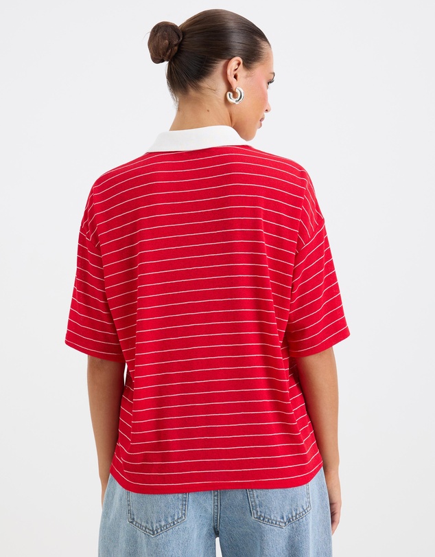 Calli - Estelle Stripe Polo Shirt