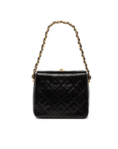 Pre-Loved by Azura Reborn - Pre-Loved CC Quilted Lambskin Turnlock Handbag