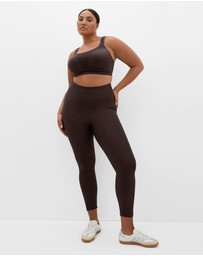 City Chic - Sara Rib Active 7/8 Legging
